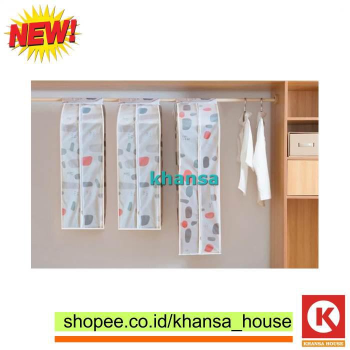 Cover Baju Sarung Baju Pelindung Pakaian Gantunganbaju /60X30X110Cm /Kh132