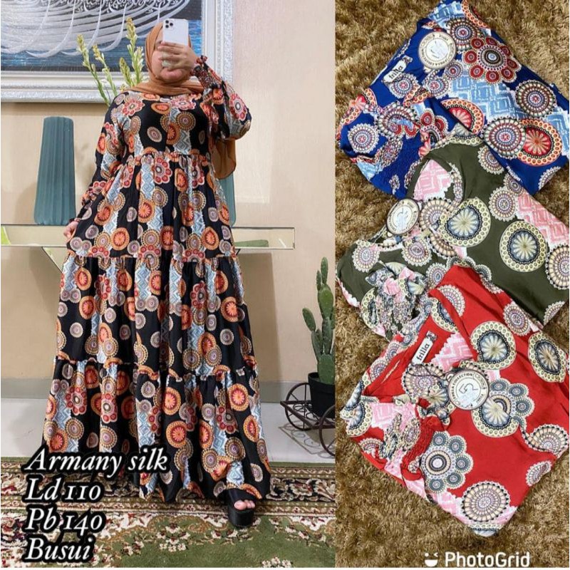 gamis silk frilla original 2020