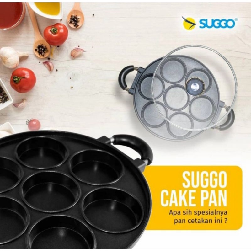 Snack maker 7lubang 8lubang 12lubang / Cetakan kue serabi apem teflon