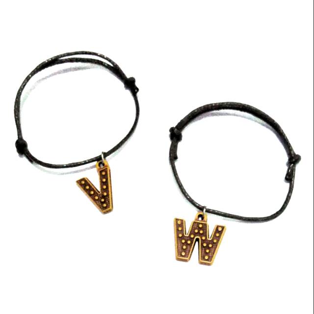 Gelang Ethnic Inisial Ethnic Initial Bracelet Custom Gelang Ethnic Inisial Ethnic Initial Bracelet Custom