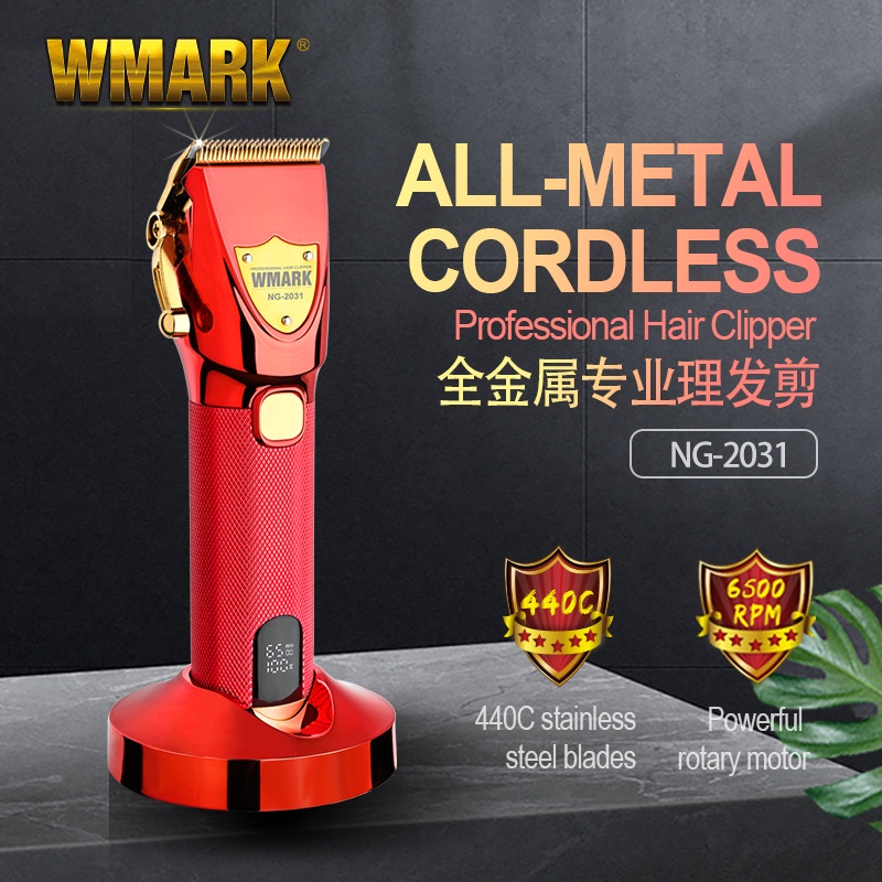 WMARK 2031 ORIGINAL CLIPPER CORDLESS MESIN ALAT CUKUR RAMBUT ORI / Hair Clipper Wmark NG 2031 Alat C