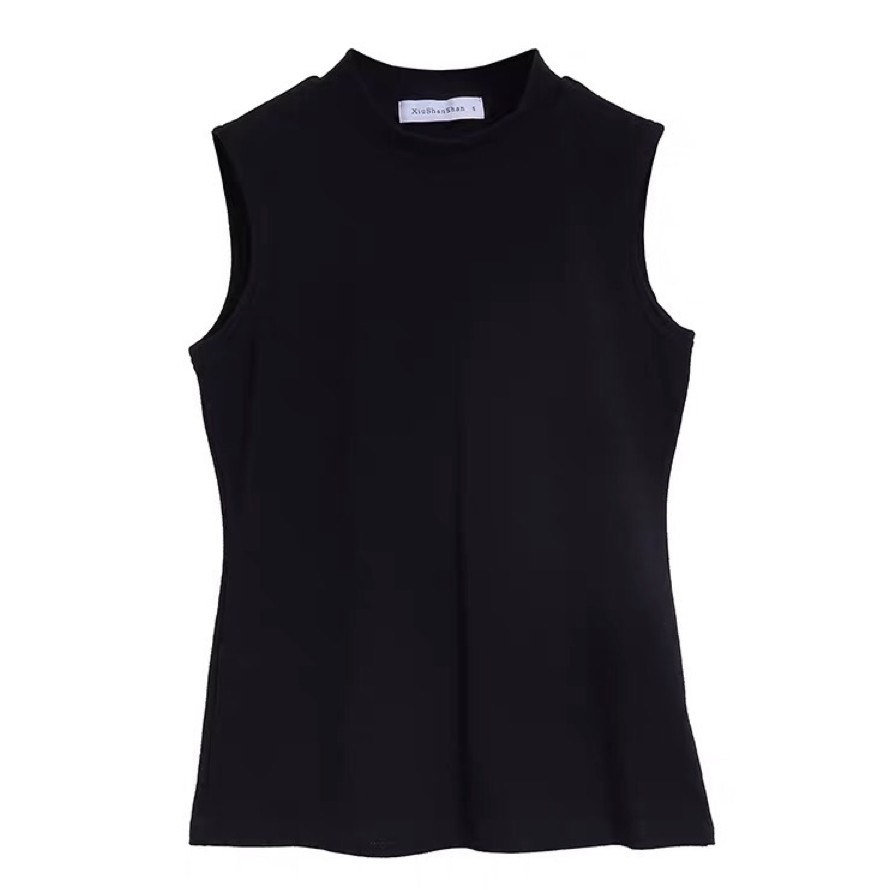 AURIA Atasan Sanghai Korea Turtle Neck Tank Top 057(Size XS-XL)