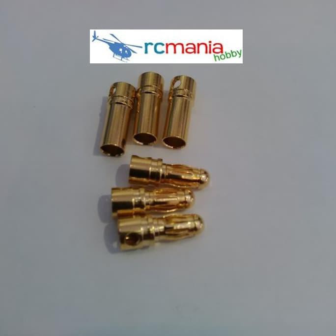 PART 3.5mm x 3pasang Gold Connectors -DRONE_ZONE