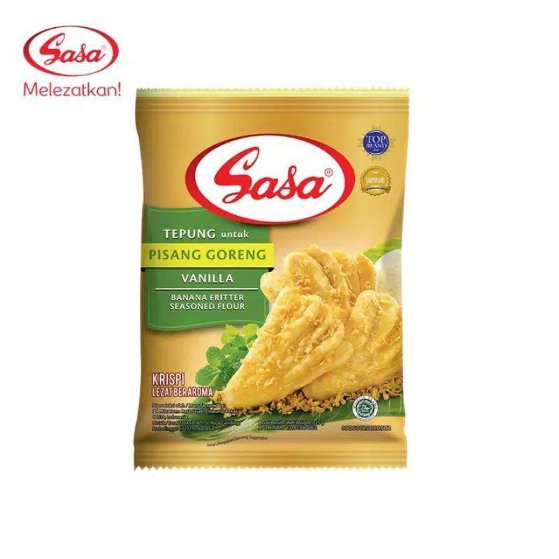 

Sasa Tepung Bumbu Vanila 80 Gr / Sasa Tepung Bumbu Pisang Goreng