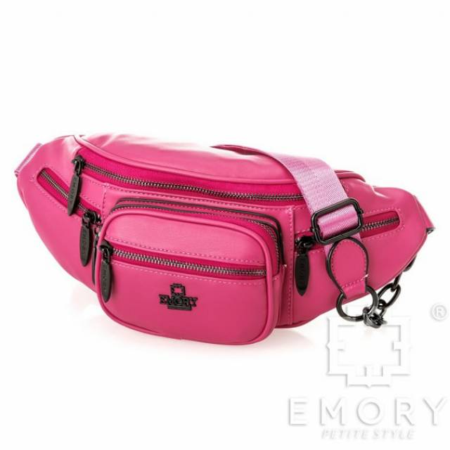 Waist bag Tas pinggang Emory Bummy 2000 pink import batam