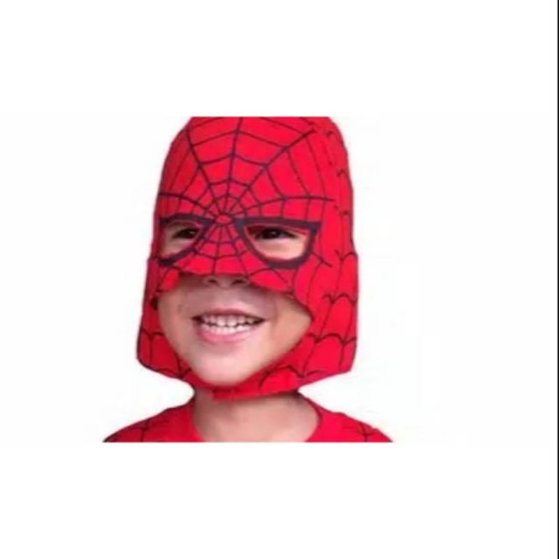 Topeng kain spiderman anak / topeng mainan anak spiderman topeng