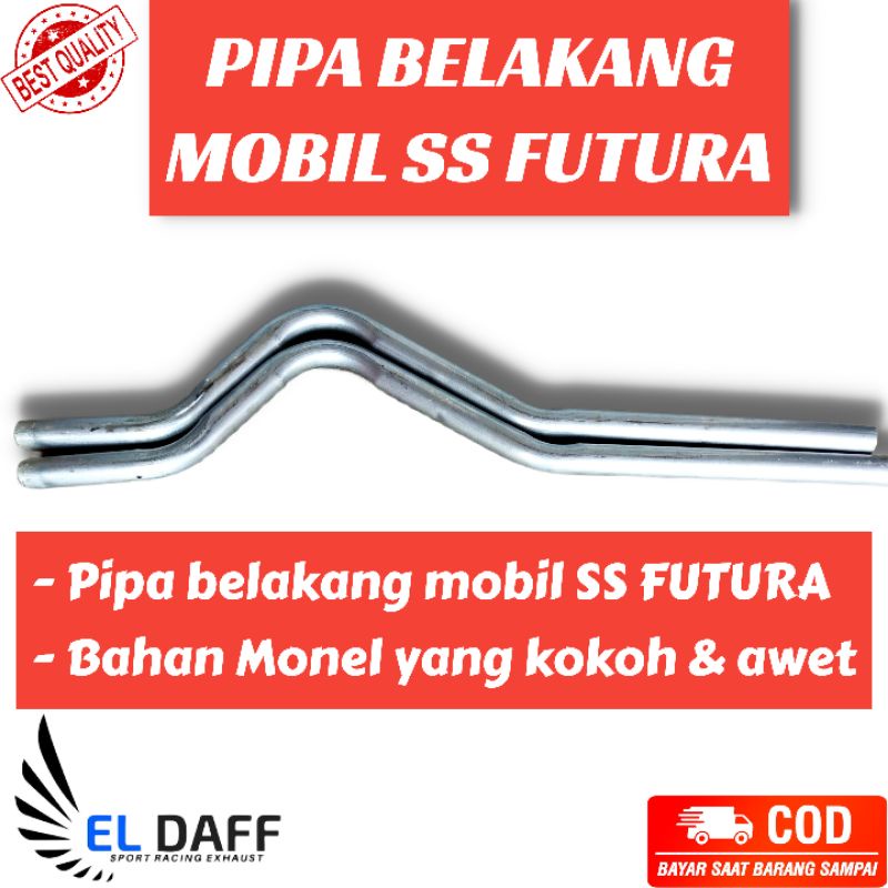 Pipa Knalpot Mobil SS Futura Colt 120 New Carry Pipa Belakang Bahan Monel Pipa Khusus Mobil Awet dan