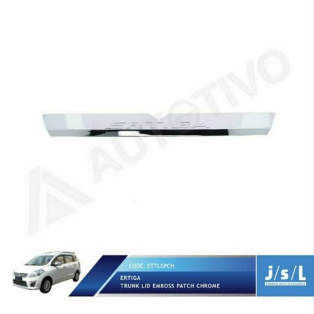 Trunk lid/ list bagasi belakang Ertiga chrome emboss jsl