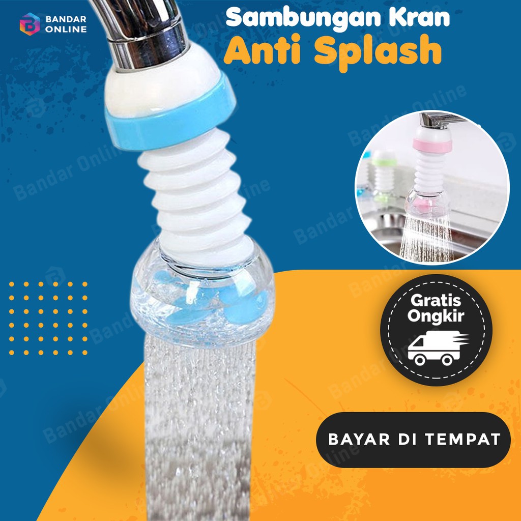 Sambungan Kran Keran Flexibel Splash Shower Magic Universal model Unik Serbaguna Praktis Hemat Air