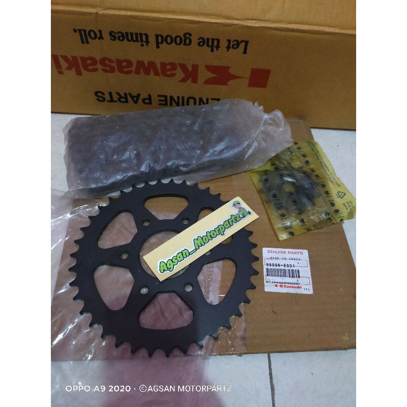 Gear set pulsar ns200 original Kawasaki