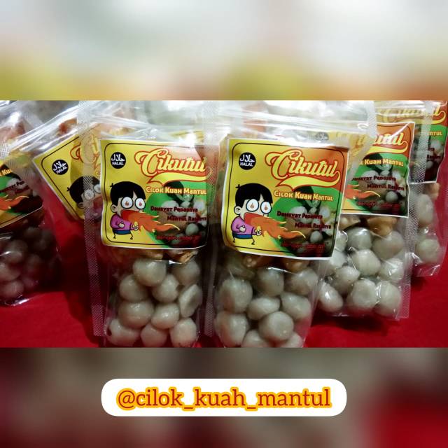 

cikutul (cilok kuah mantul)