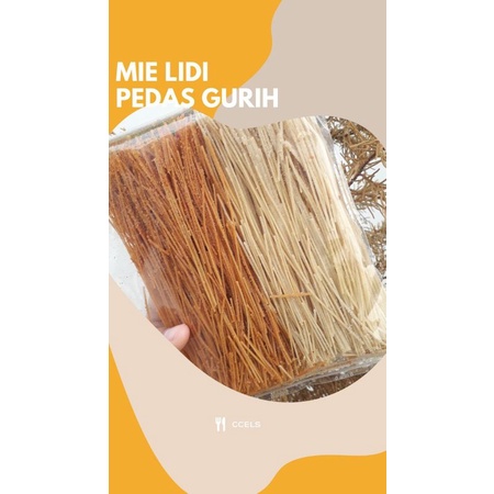 

Mie Lidi Pedas Asin