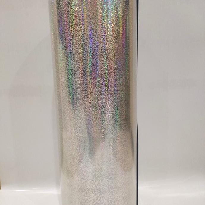 Polyflex Hologram Gold Premium Quality Meteran / Polyflex Metalic Moti limspoly48 Ayo Beli