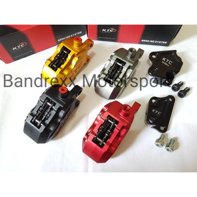 Diskon Kaliper Racing KTC 4 piston slim for Nmax / aerox 155.