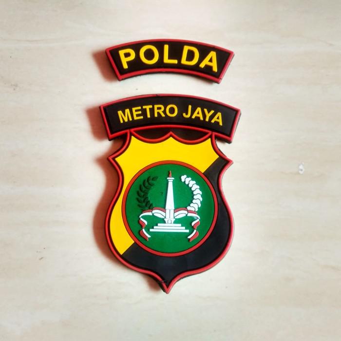 Patch / Emblem / Satu Set Patch Rubber Polda Metro Jaya