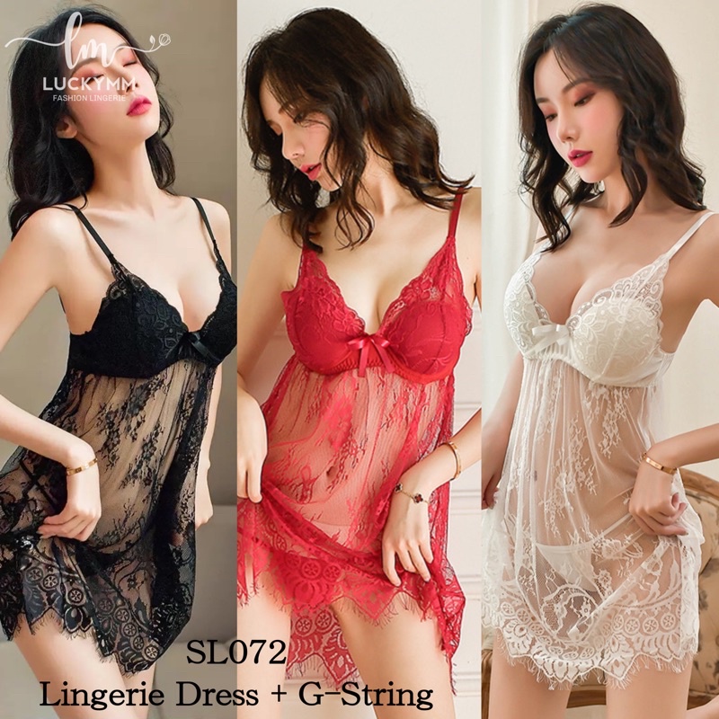 Sexy Lingerie Lace Premium Cup Bra Baju Tidur Sexy Lingerie Wanita / Sleepwear Lingerie 72