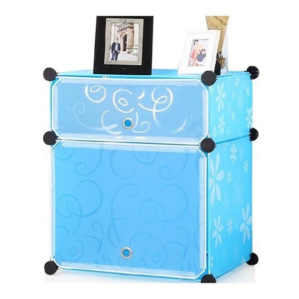 DT Shop Medan  Lemari  Plastik  Bedside Table 2 Pintu Anti 