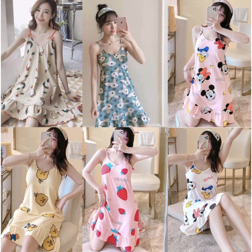 Daster tanktop Premium Import motif