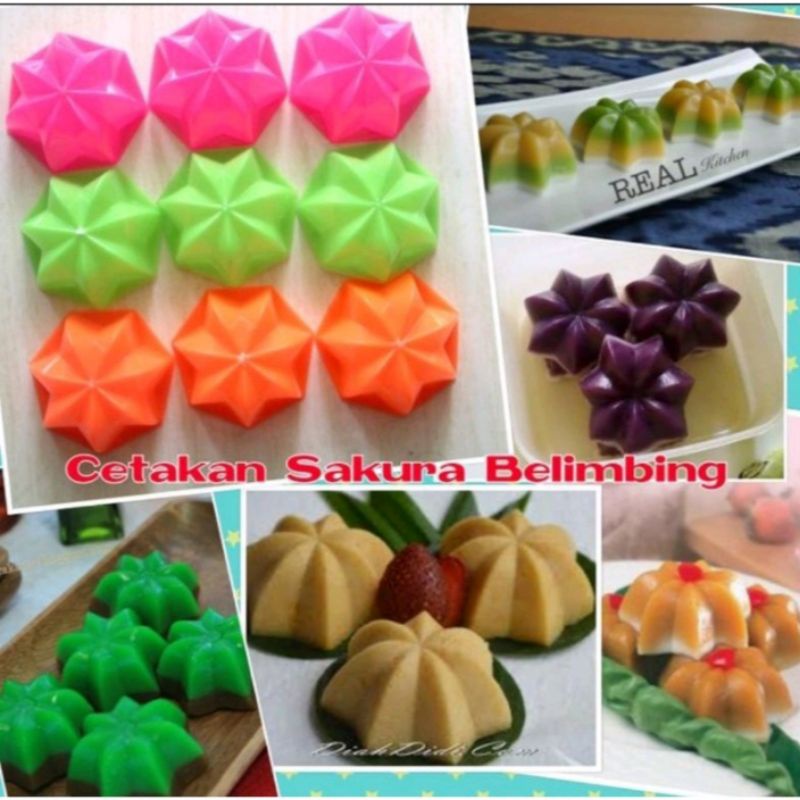 Jual Cetakan Agar Belimbing Coklat Jelly Puding Kue Talam Putu Ayu Wajik Bolu 2060