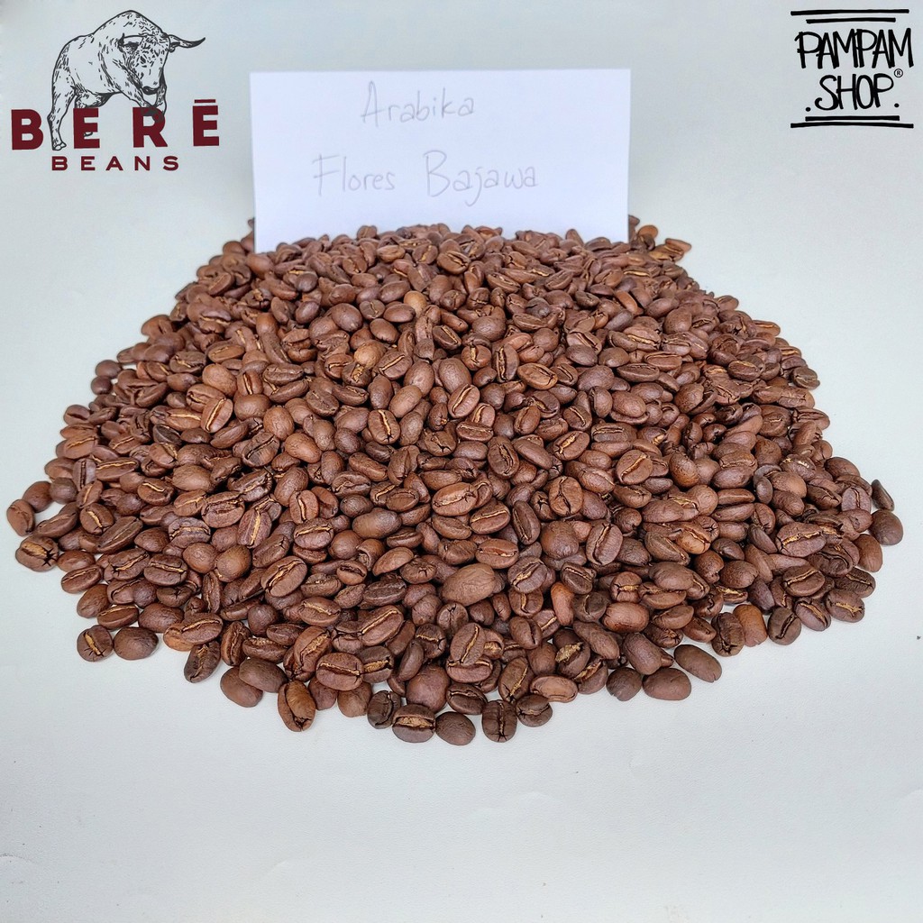 Kopi Arabika Flores Bajawa Nusa Tenggara Timur NTT 100 GRAM Biji Bubuk Coffee Beans Arabica Bean