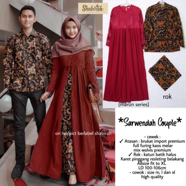 Baju Kebaya Pesta Sarwendah Baju Batik Modern Baju Brokat Sarwendah Exlusive Baju Habibi Couple