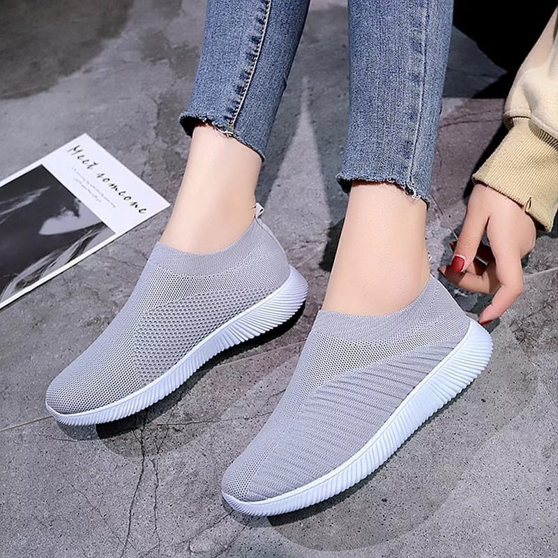 RYS - Simple Cover Sepatu Sneakers Wanita Fashion Casual - Ori Import