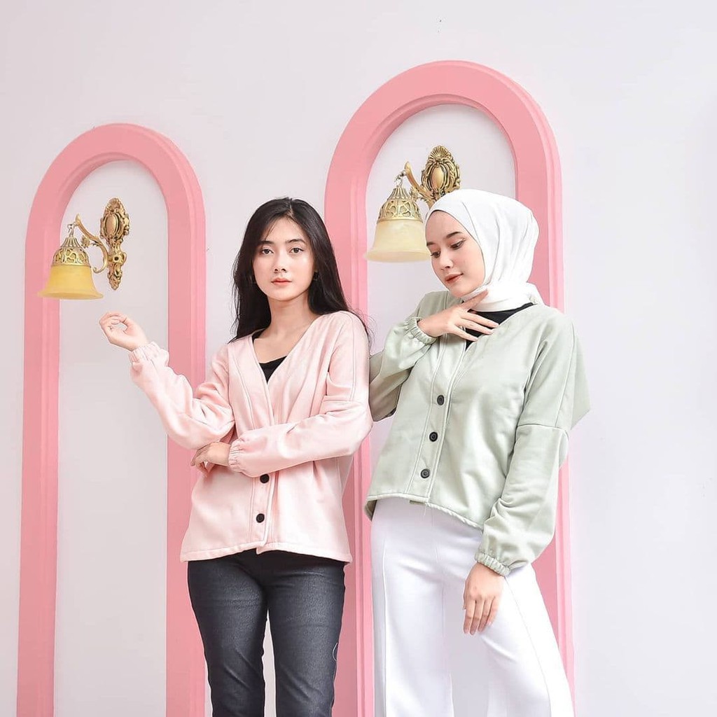 Lolyta Outer  /  Outer wanita / hoodie wanita / jaket wanita / outer bunga bunga / outer wanita terb