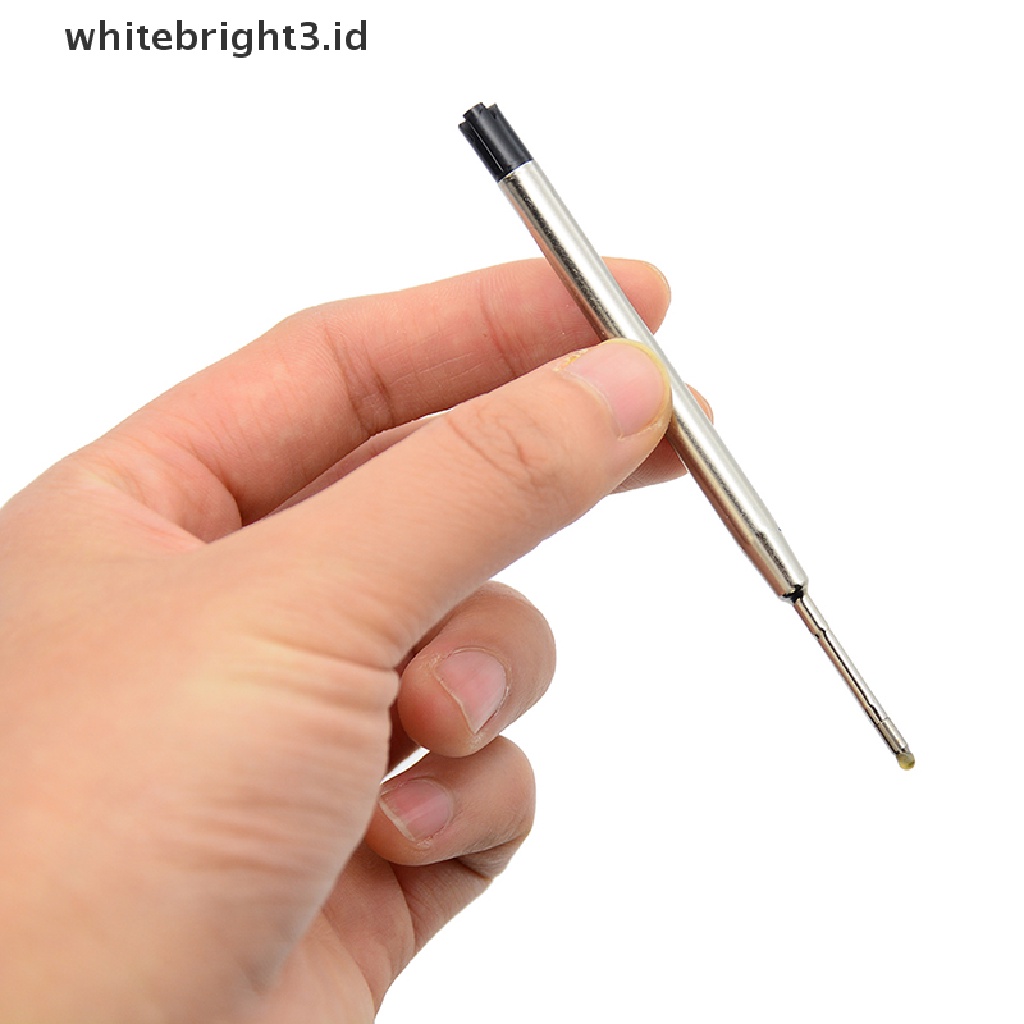(whitebright3.id) 10pcs Pulpen Tinta Biru parker Standar 1.0mm