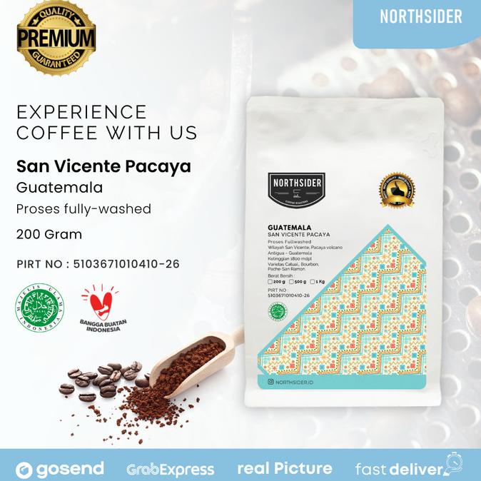 

[COD] BIJI KOPI ARABIKA GUATEMALA SAN VICENTE PACAYA WASHED 200GR NORTHSIDER [COD]