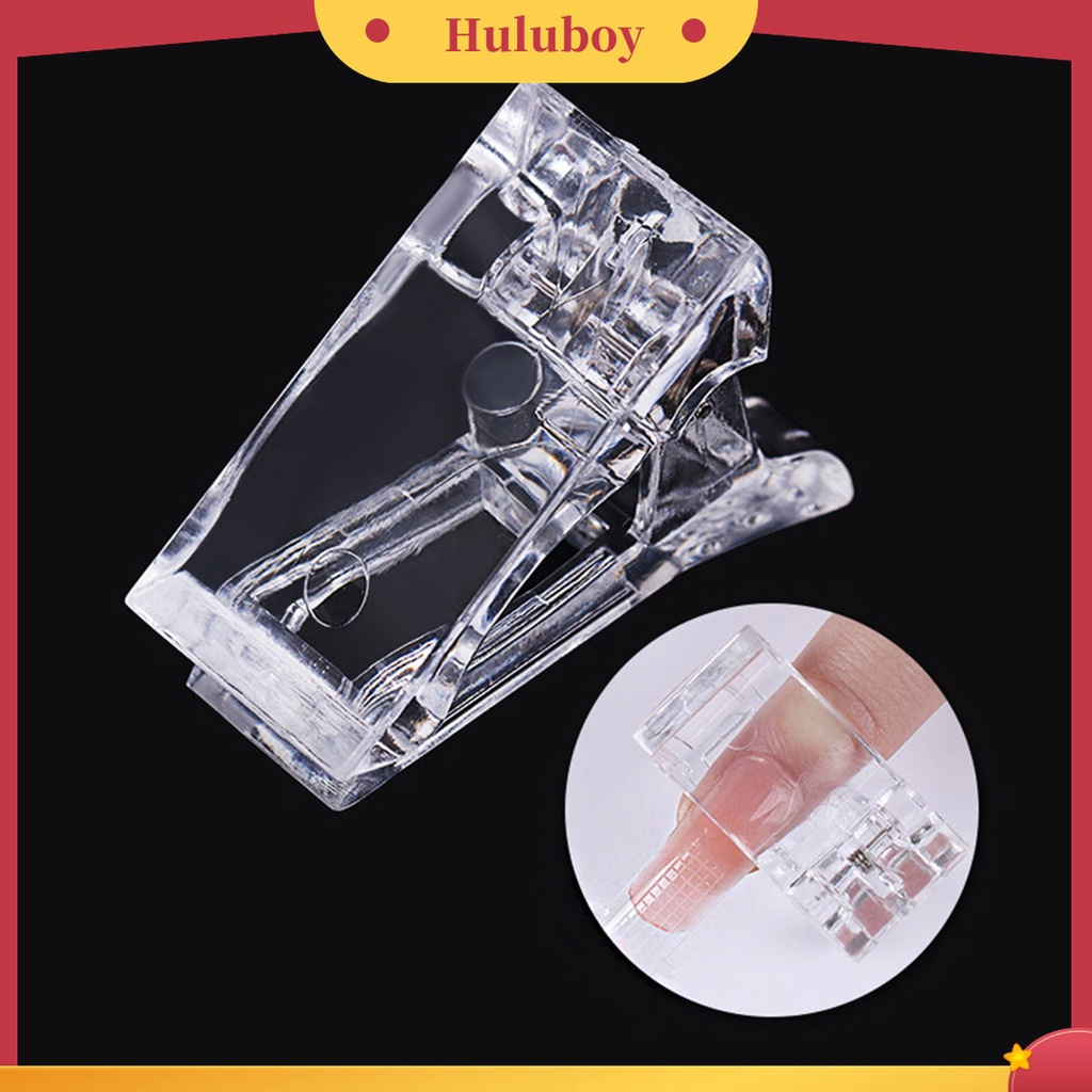 Huluboy Huluboy♡ Klip Pembentuk Kuku Palsu Akrilik Tahan Lama Mudah Dibersihkan