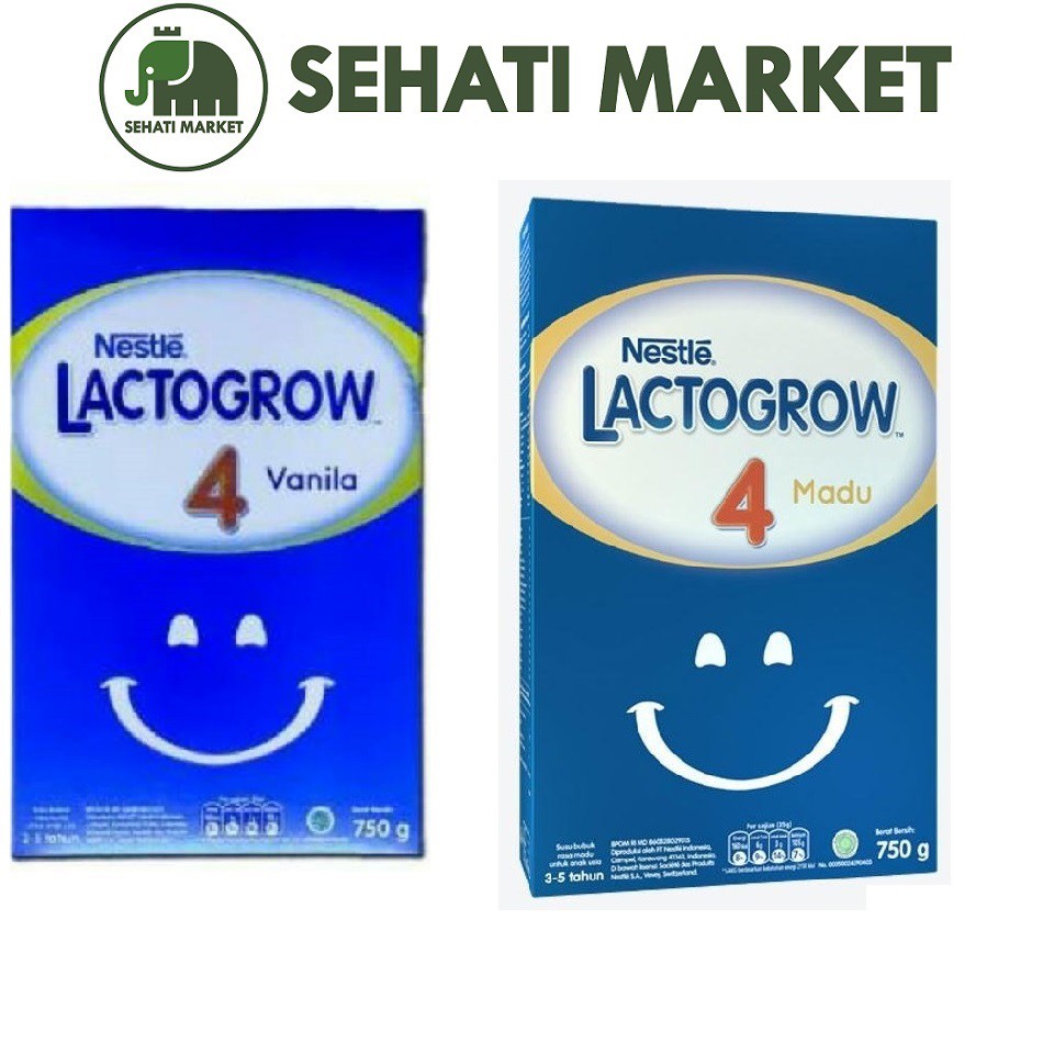 LACTOGROW 4 VANILA 4 MADU 750gr | Shopee Indonesia