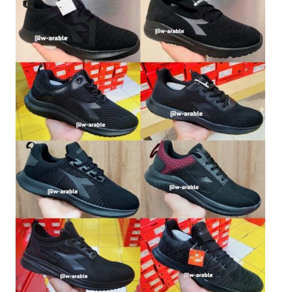 Sepatu diadora on sale full black