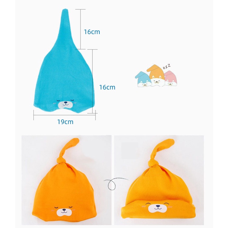 Topi Anak Bayi Karakter Kupluk Bayi Ciput Bayi Lucu Bahan Katun