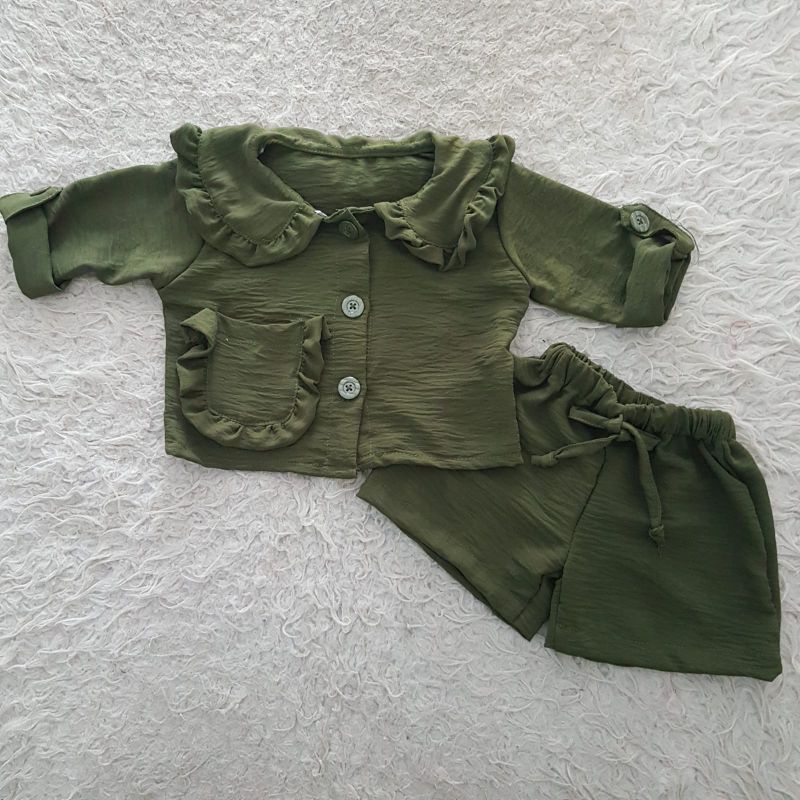 baju bayi vior set