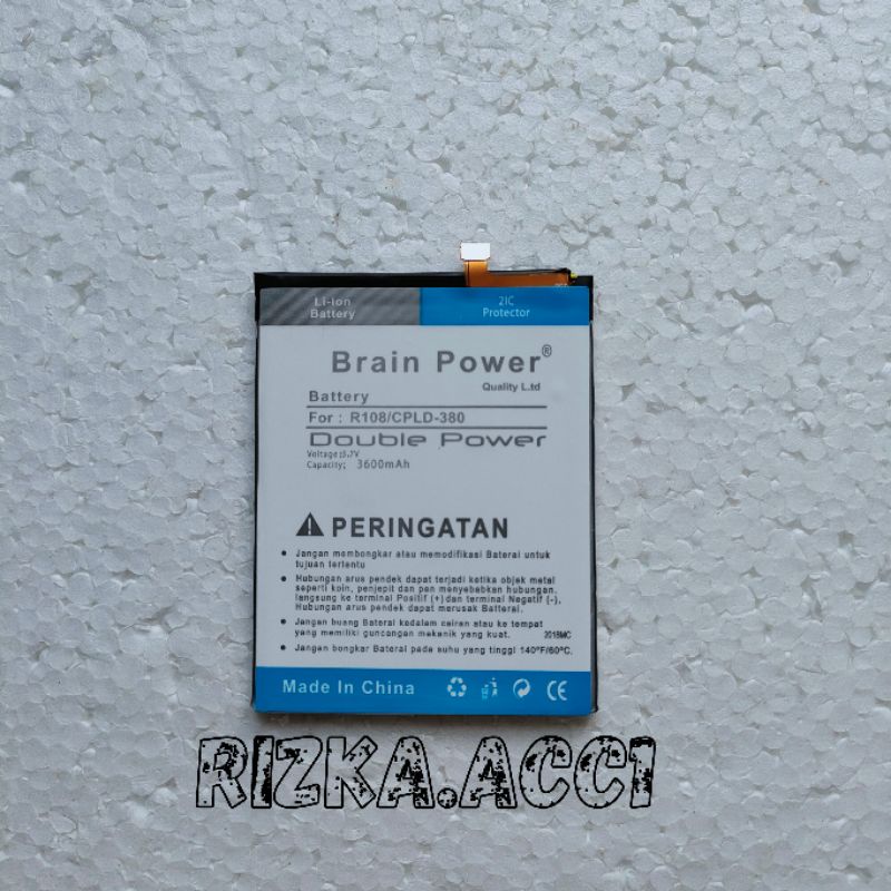 Baterai Batre Coolpad Max Lite R108 CPLD380 CPLD395 Brain Battery Batrai Hp