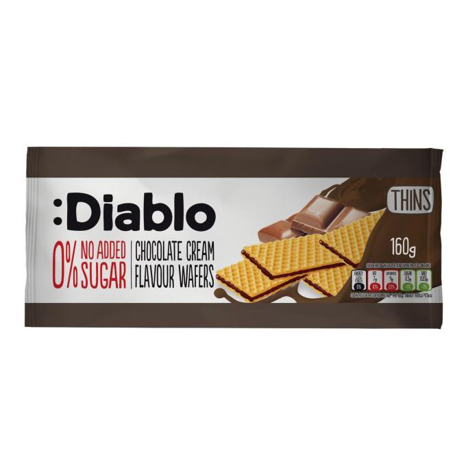

Terlaris Diablo No Added Sugar Chocolate Wafer 160 G