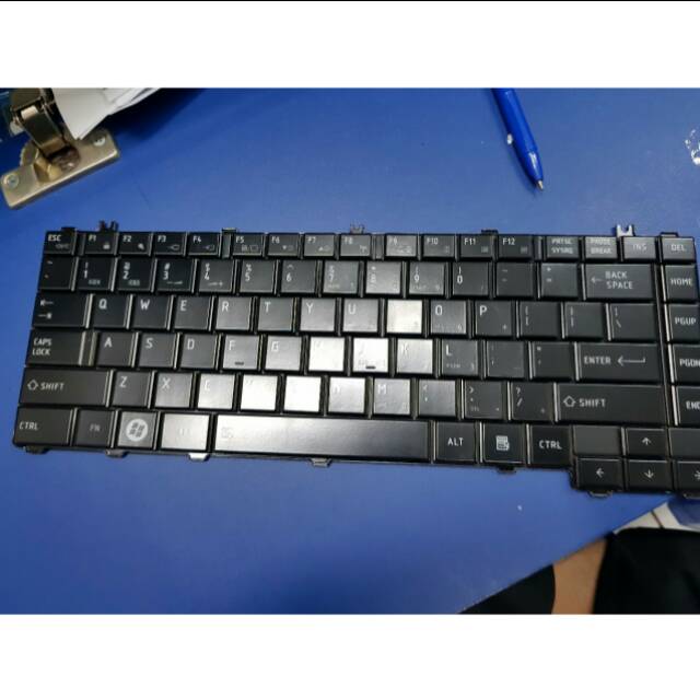 KEYBOARD LAPTOP TOSHIBA C600 L600 L645 GLOSY