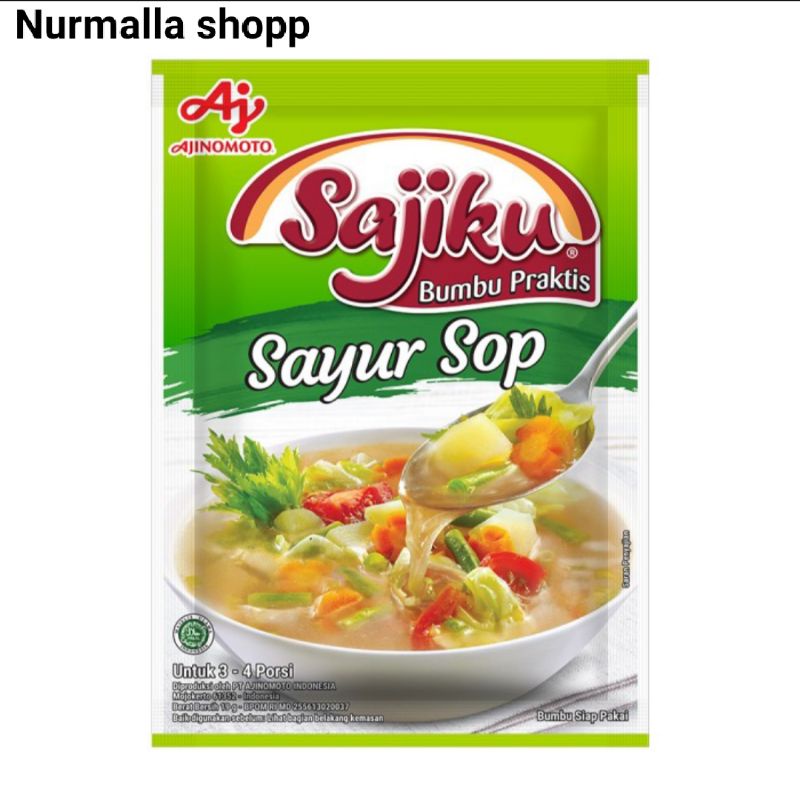 Sajiku® Bumbu Praktis Siap Saji (Sayuran) Kemasan (1pcs)