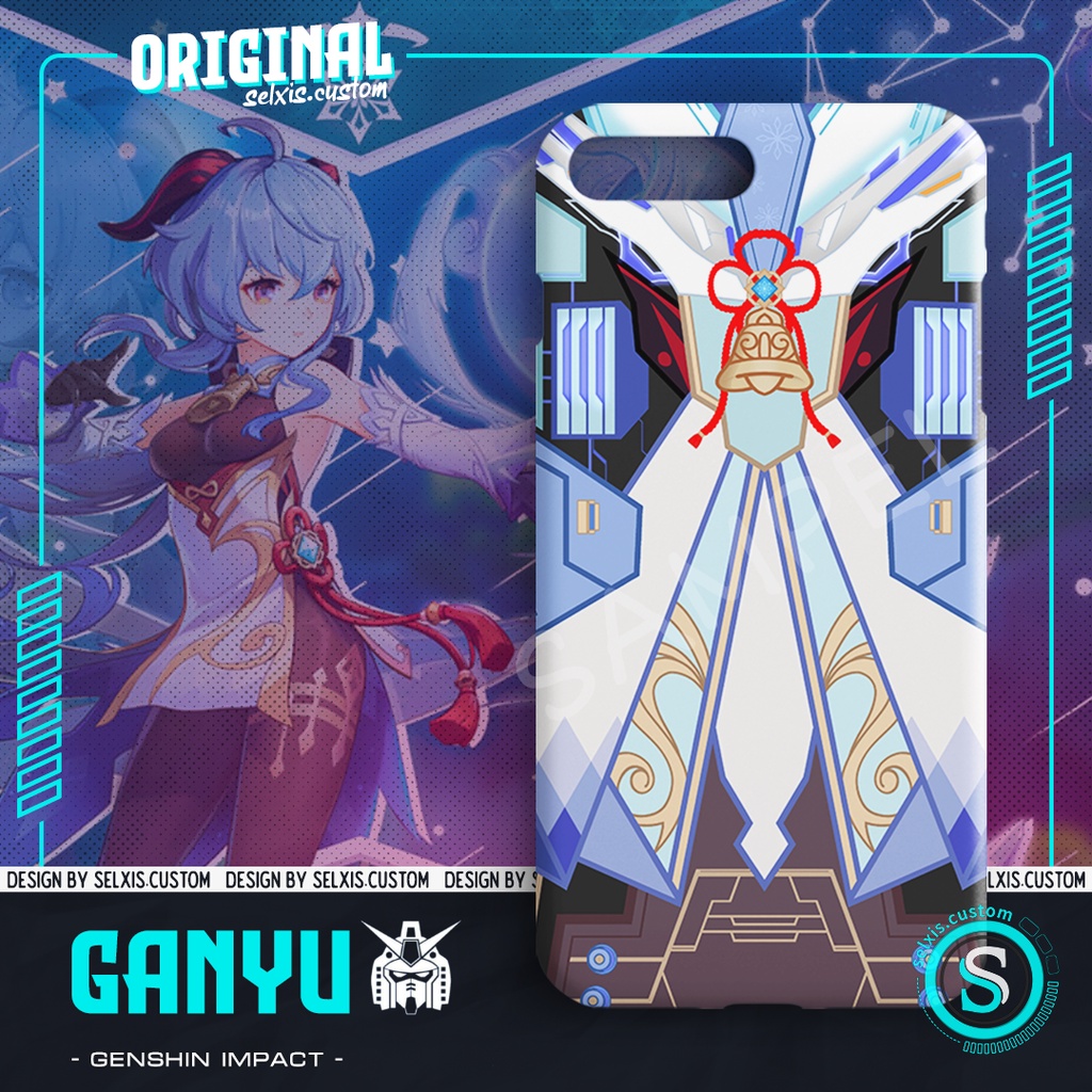 Phone Case Genshin Impact Ganyu Gundam