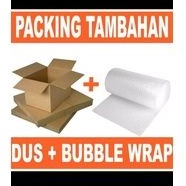 

DUS + BUBLE WRAP TAMBAHAN PACKING AGAR LEBIH AMAN