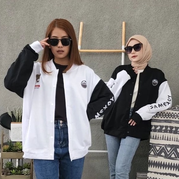 MVP - Samexoy  Baseball XXL Jaket - Jaket Baseball Wanita