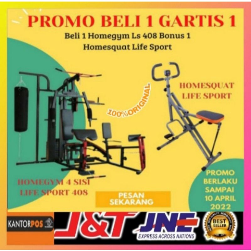 HOME GYM 4 SISI LEG PRESS (original) HOME GYM LIFE SPORTS