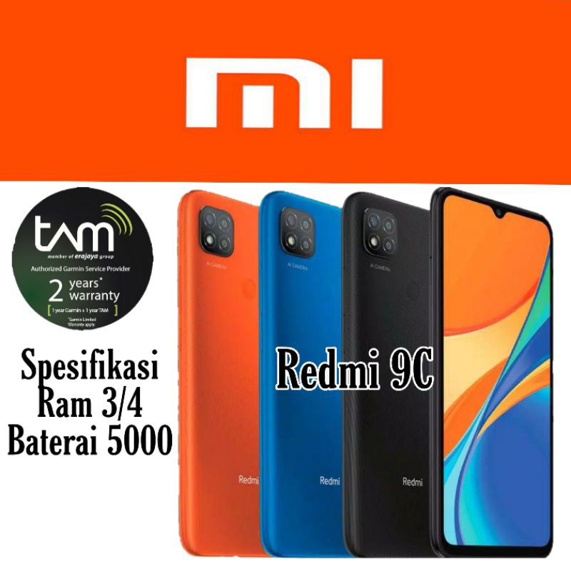 TERLARIS!! XIAOMI REDMI 9C RAM 3/32 & 4/64 GARANSI RESMI TAM | Shopee