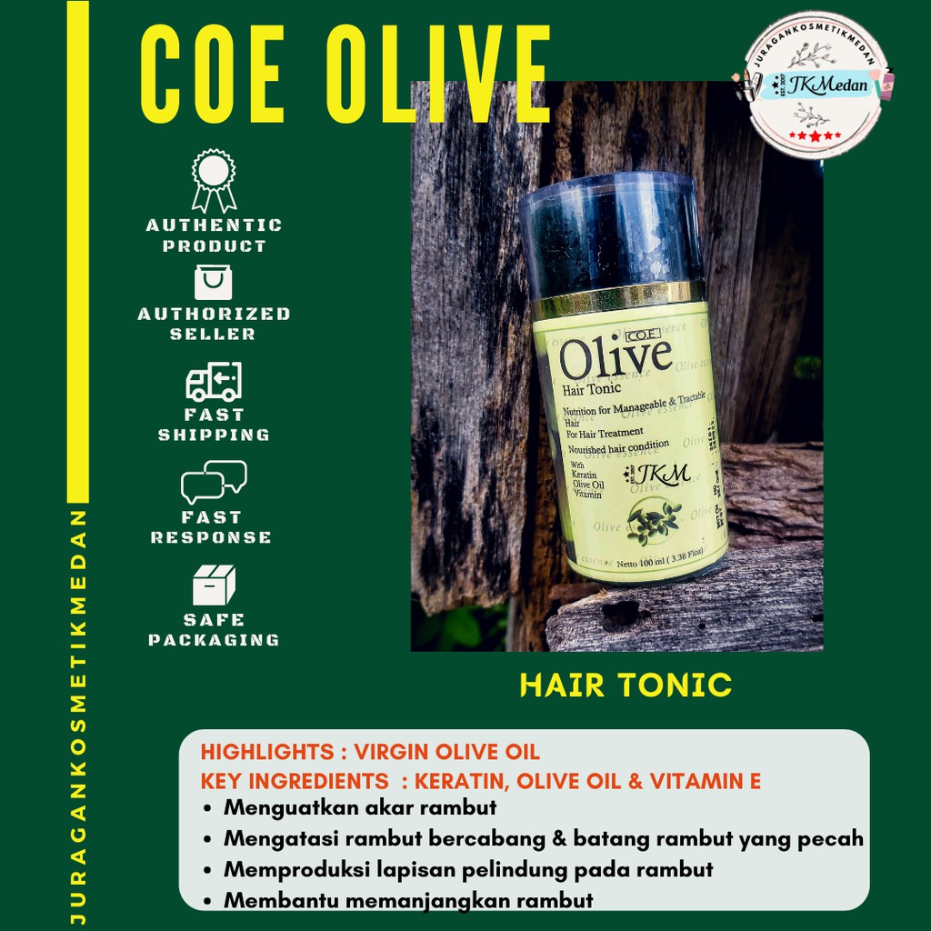 SHAMPOO OLIVE KOREA BPOM olive shampoo BY COE SHAMPO OLIVE 200ML OLIVE KONDISIONER OLIVE TONIC BPOM