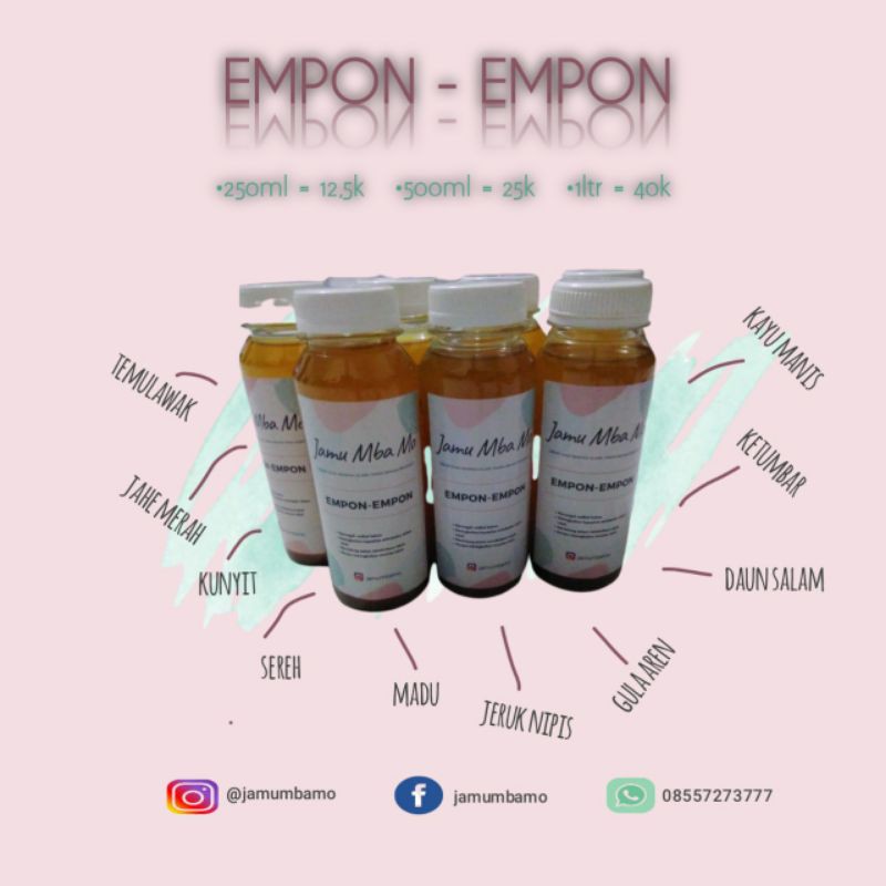 

Jamu/emponempon/herbaldrink/rempah