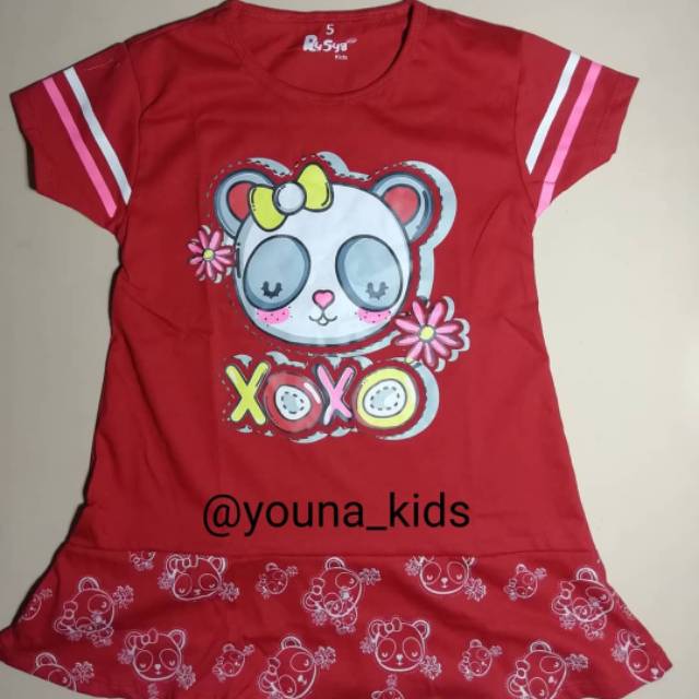 (PROMO) Dress tunik Rysya / dress tunik anak