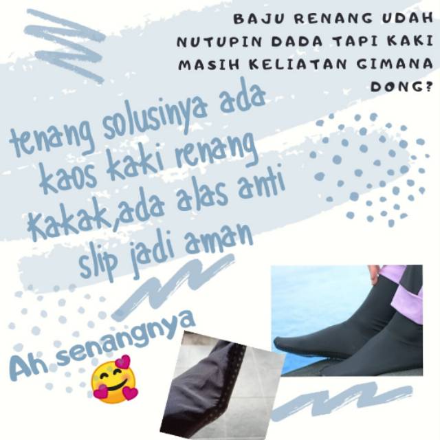 KAOS KAKI RENANG