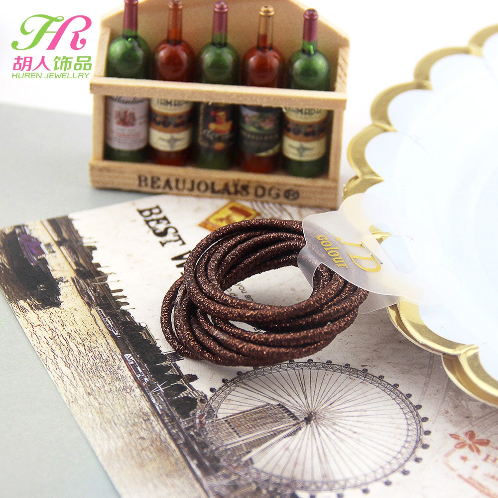 Ennwen IK62 Ikat Rambut Korea Bling Bling set 10 pcs-2