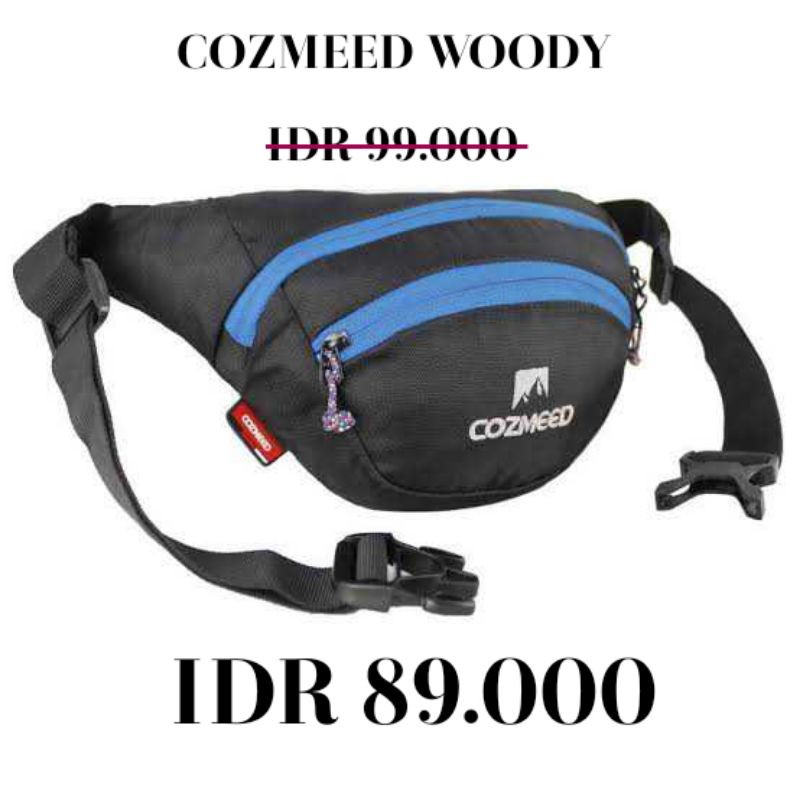promo COZMEED waistbag tas