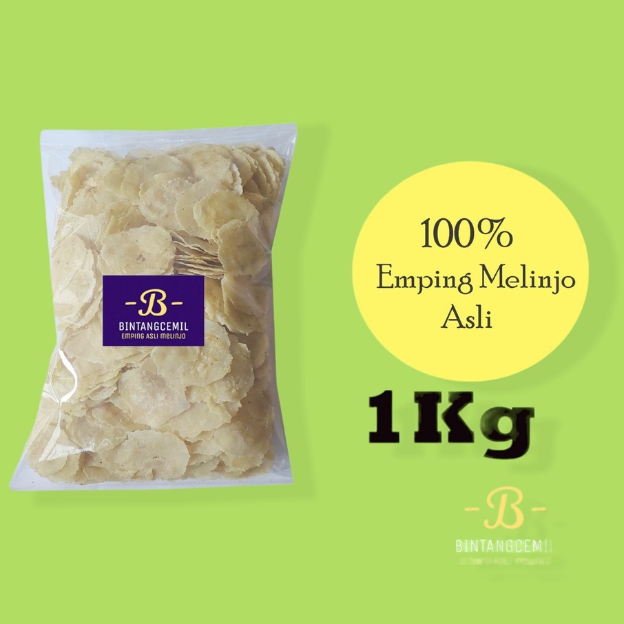 

EMPING MELINJO MENTAH ORIGINAL 1KG ASLI PRODUKSI PANDEGLANG